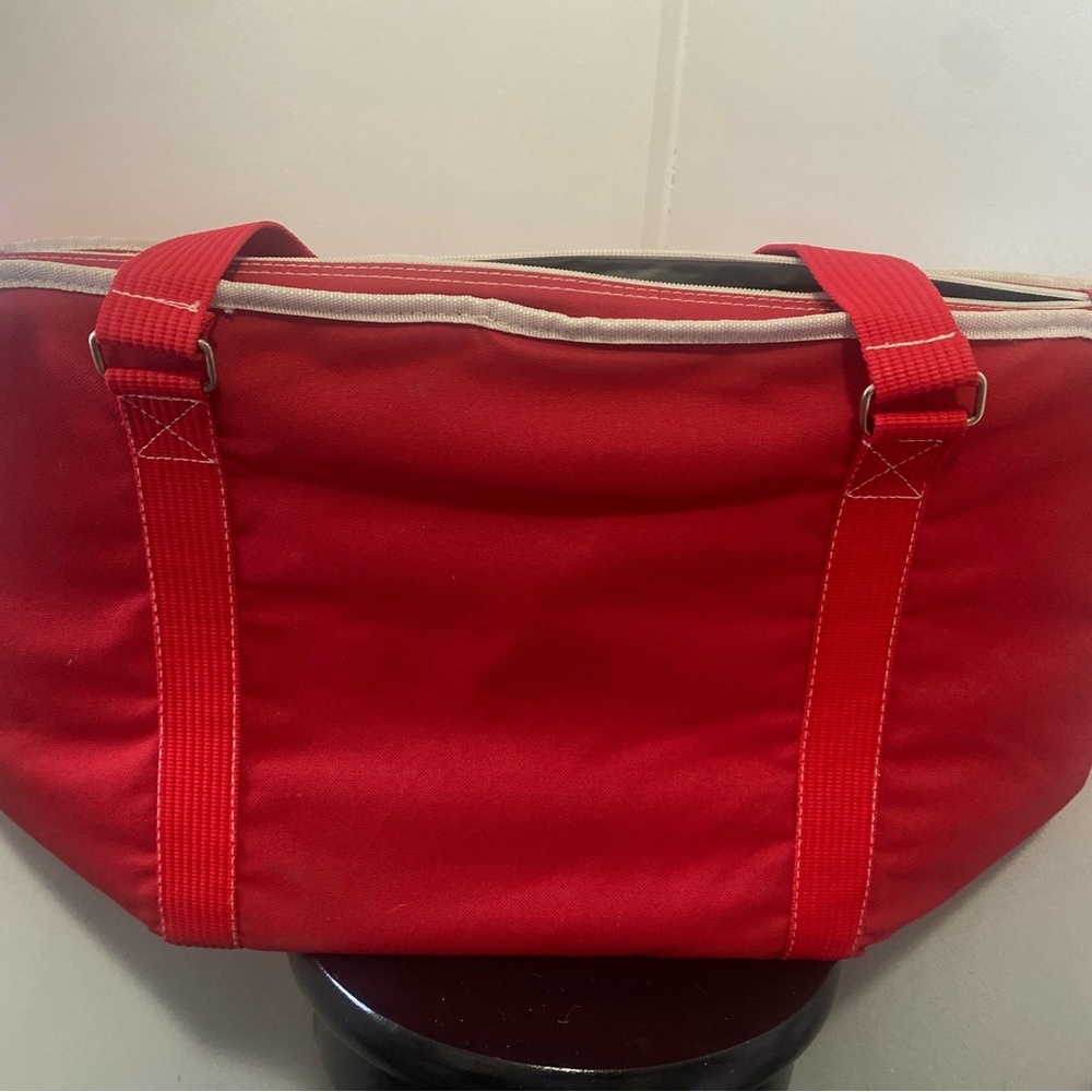 Red Disney Minnie Mouse cooler Tote Bag - Picture 2 of 6